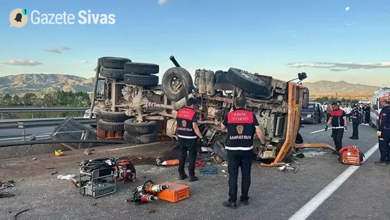 Sivas'ta Trafik Kazası 1 Yaralı 1 Ölü var!