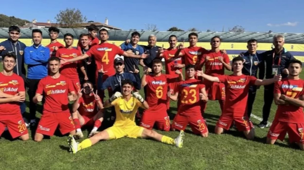 Kayserispor U19 Takımı, rakibini deplasmanda mağlup ederek dikkatleri üzerine çekti.