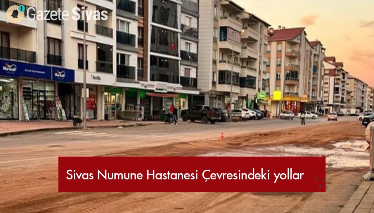 Sivas Numune Hastanesi Çevresindeki yollara Bakım ve Onarım Bekleniyor