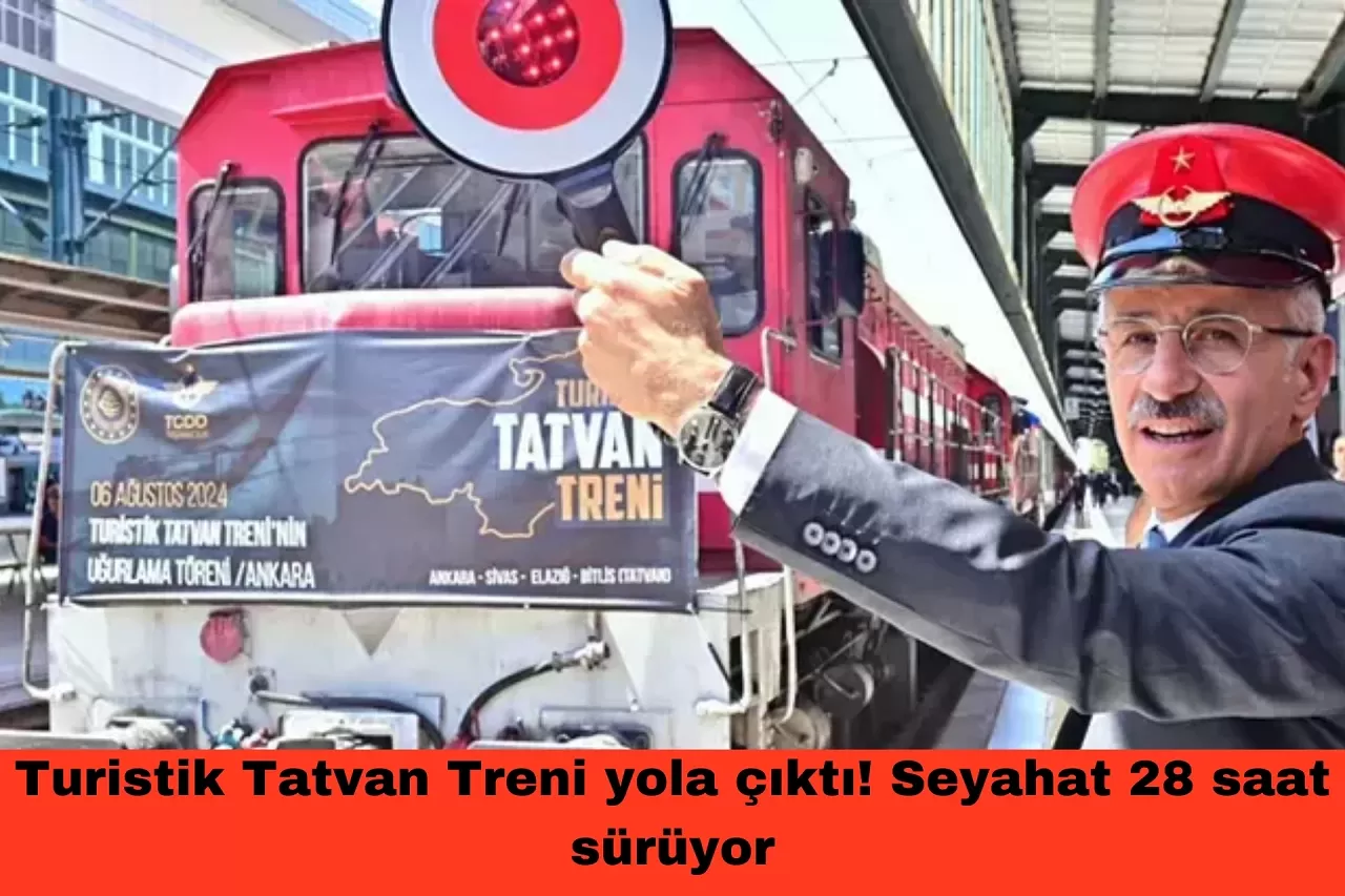 Turistik Tatvan Treni yola çıktı! Seyahat 28 saat sürüyor