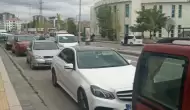 Çalışmalar trafikte uzun kuyruklara neden oldu!