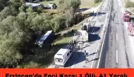 Erzincan’da feci kaza. 1 ölü 41 yaralı