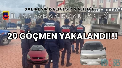 Balıkesir İl Jandarma Komutanlığı, Göçmen Kaçakçılığına Geçit Vermiyor!