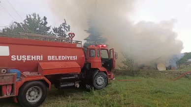 Yıldırım Düşen Baraka Kül Oldu!