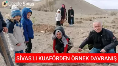 Sivaslı Berber  Milli Ağaçlandırma Günü'ne Destek Verdi