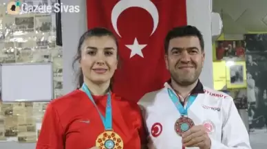 Sporcu çift madalyalarla dolu bir dönüş yaptı!