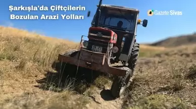 Şarkışlalı Çiftçiler Hasat Öncesi Bozulan Yolların Onarılmasını İstiyor