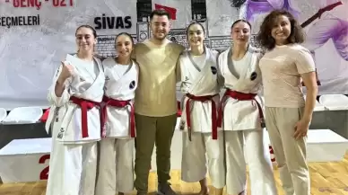 Sivas'taki Türkiye Karate Şampiyonası'nda Tavşanlılı Sporculardan Büyük Başarı