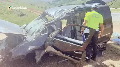 Sivas'ta Hafif Ticari Araç Kazası: 1 Ölü, 5 Yaralı
