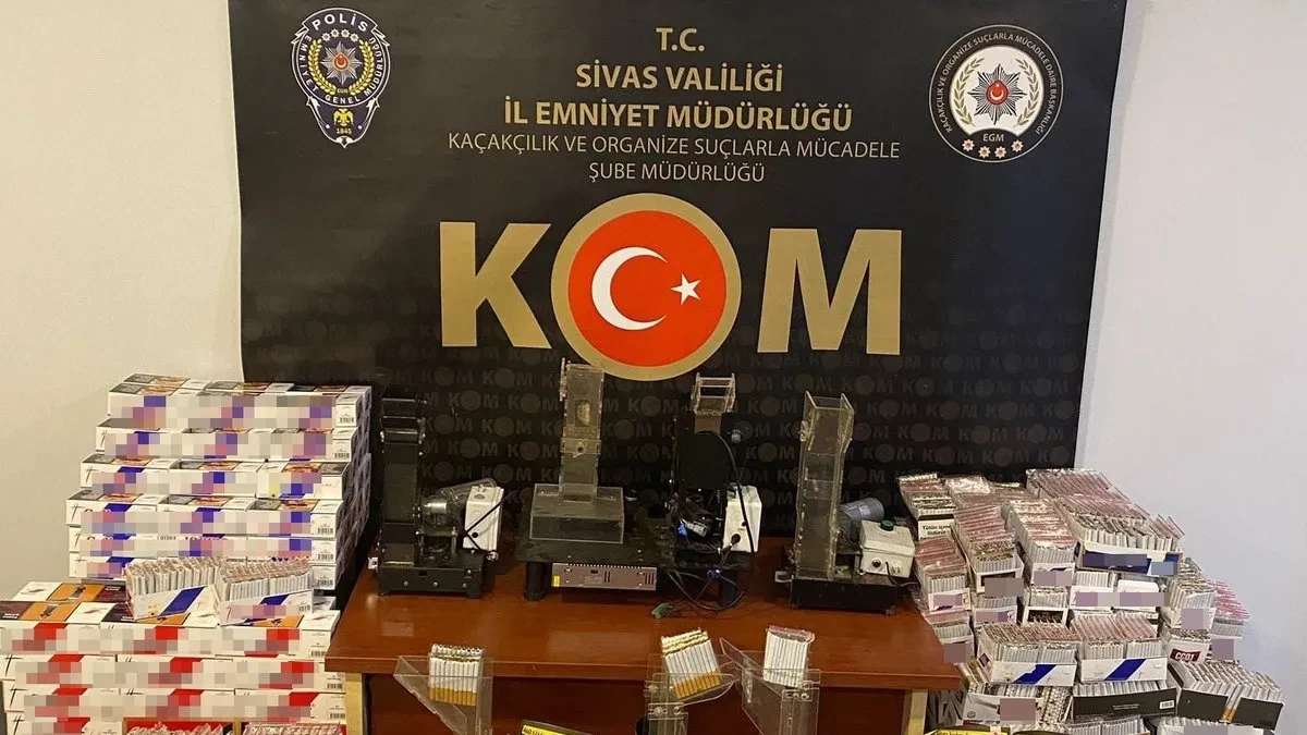 Sivas'ta Polis Ekiplerinden Kaçakçılara Şok Baskın!