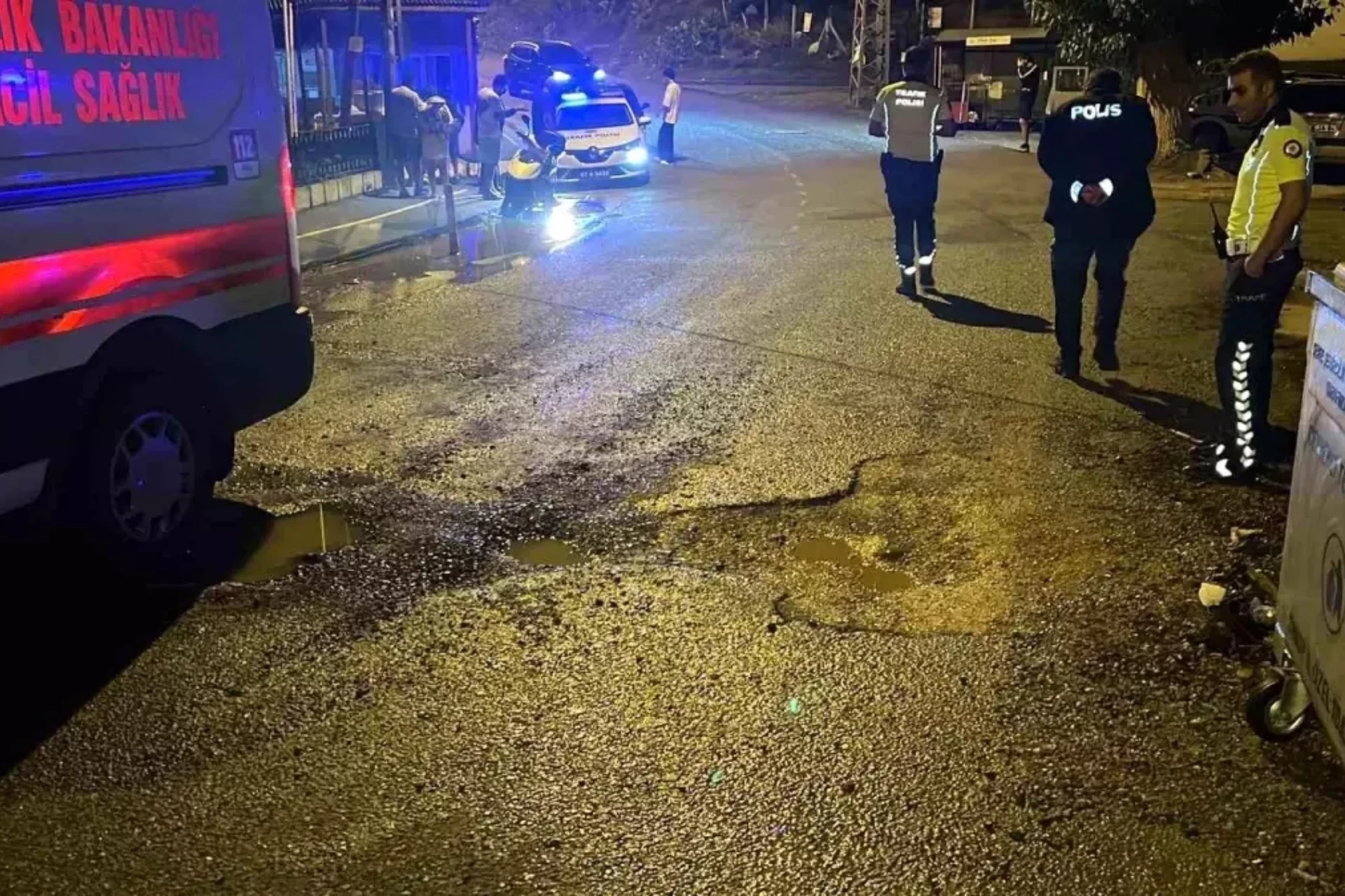 Sinop'ta Motosiklet Kazasında Sürücü Yaralandı